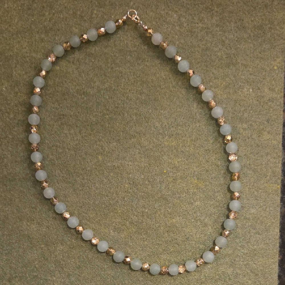 Elegant Green Beaded Necklace